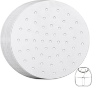 200PCS Air Fryer Liners Perforated Parchment Paper Round Non-stick by salelink.co.nz