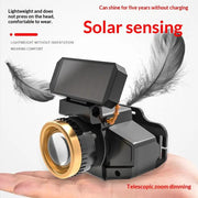 Solar-Powered Headlamp Fishing Light - Solar-Powered Headlamp Fishing Light Ordinary Style by China Dropship
