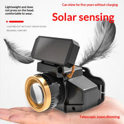 Solar-Powered Headlamp Fishing Light - Solar-Powered Headlamp Fishing Light Induction by China Dropship