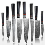 Damascus Chef Kitchen Knife Set 8Piece set by China Dropship