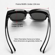 ECOTREK Sunglasses ECOTREK Unisex Fit Over Sunglasses – UV380 Over-Glasses Shades  LX22-11 ECOTREK Unisex Fit Over Sunglasses – UV380 Over-Glasses Shades  LX22-11
