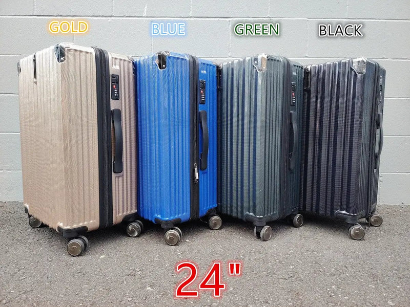 24" Suitcase Cabin Carry on Check in Travel Light Weight Luggage - Gold by dealonline.co.nz