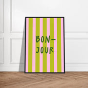 Bonjour by Blank Wall Print Shop