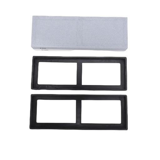 Sharpening Stone 400 1000 Grit Dual Sided Whetstone With Anti Slip Base White Corundum For Kitchen Grey And White by China Dropship