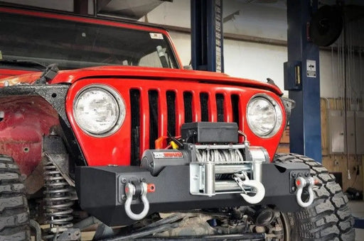 Front Stubby Winch Bumper Jeep Wrangler TJ (97-06)/Wrangler Unlimited (04-06) by Magwarehouse.com