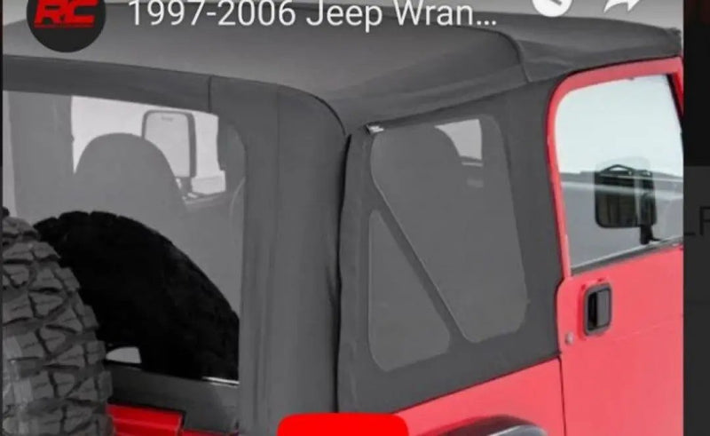 Soft Top 2-Door Full Steel Doors Jeep Wrangler TJ (97-06) by Magwarehouse.com