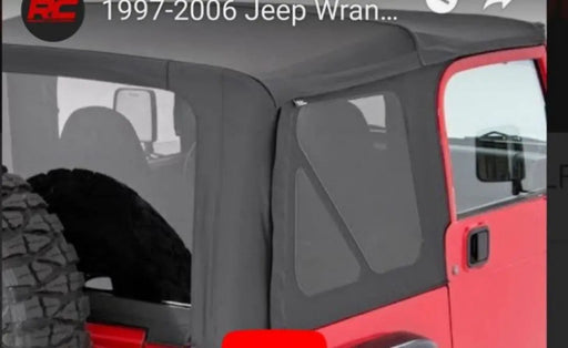 Soft Top 2-Door Full Steel Doors Jeep Wrangler TJ (97-06) by Magwarehouse.com