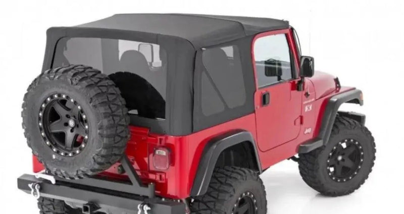 Soft Top 2-Door Full Steel Doors Jeep Wrangler TJ (97-06) by Magwarehouse.com