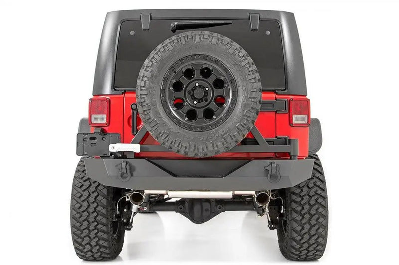 Rear Bumper Rock Crawler Tire Carrier Jeep Wrangler JK/Wrangler Unlimited (07-18) by Magwarehouse.com
