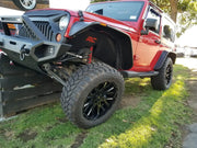 Magwarehouse.com Fender Flare 2007–2018 Jeep Wrangler JK Flat Style Fender Flares – Matte Black 2007–2018 Jeep Wrangler JK Flat Style Fender Flares – Matte Black