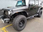 Magwarehouse.com Fender Flare 2007–2018 Jeep Wrangler JK Flat Style Fender Flares – Matte Black 2007–2018 Jeep Wrangler JK Flat Style Fender Flares – Matte Black