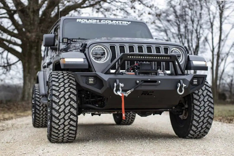 Front Winch Bumper Jeep Gladiator JT/Wrangler JK & JL/Wrangler Unlimited by Magwarehouse.com