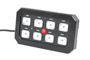 Bluetooth 8 Gang Switch Panel RGB Backlit Buttons Multifunction Modes by Magwarehouse.com