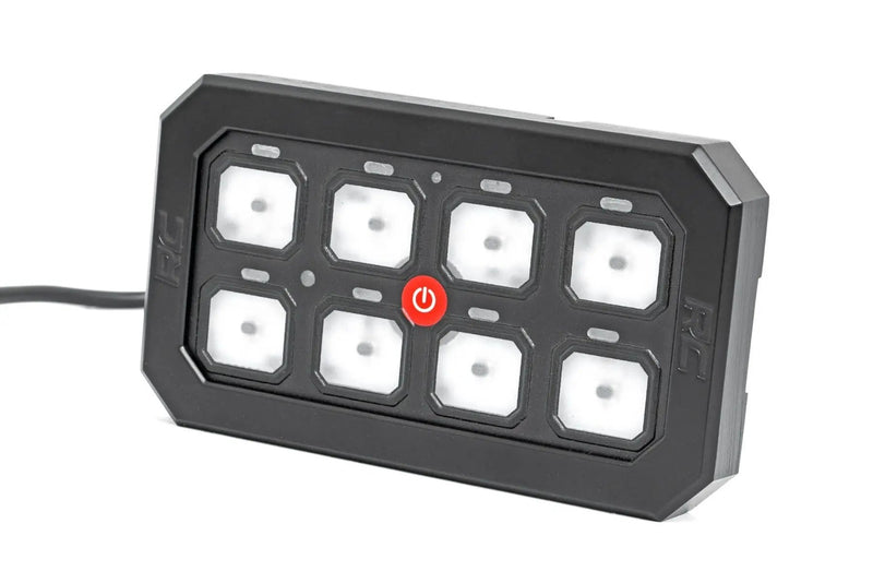 Bluetooth 8 Gang Switch Panel RGB Backlit Buttons Multifunction Modes by Magwarehouse.com