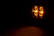 2 Inch Cube Black Series LED Light Pods Spot Amber DRL by Magwarehouse.com