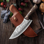Stainless Manganese Steel Meat Cleaver Forged And Slaughtered Knife with cover by China Dropship