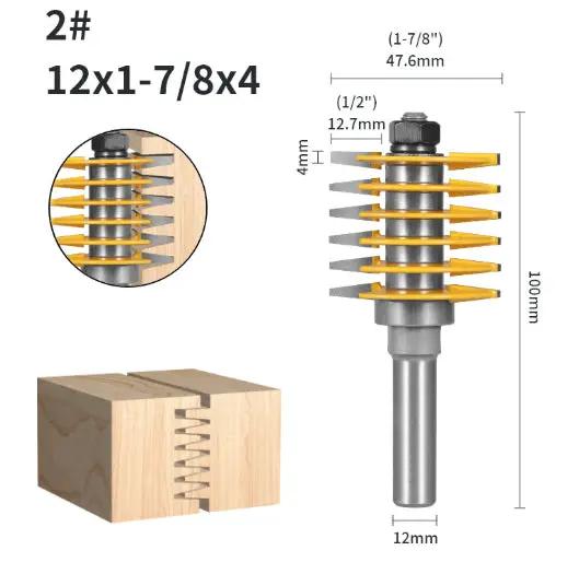 12mm Shank Finger Joint Router Bit Woodworking Cutter by salelink.co.nz