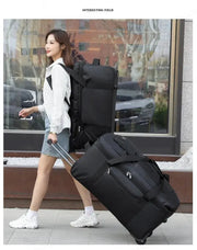 Expandable Rolling Checked-In Duffle Bag with Wheels CP1351 by ECOTREK