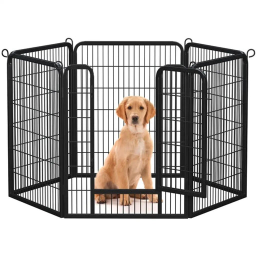 Foldable Metal Pet Playpen by Yaheetech