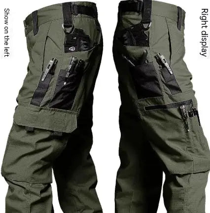 Men's Waterproof Tactical Trousers - Outdoor Cargo Pants with Fleece Lining | Plus Size Available by Mead's Supply & Equipment Outfitters limited