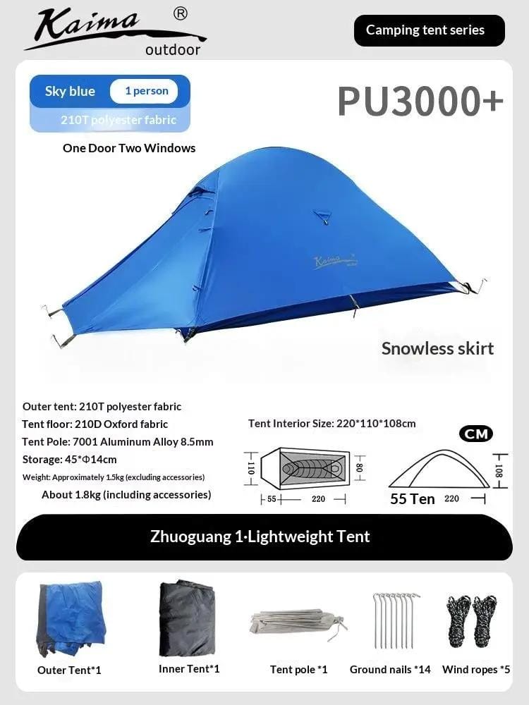 Mead's Supply & Equipment Outfitters limited Tents Ultralight Hiking Tent — 1–2 Person Camping Shelter Ultralight Hiking Tent — 1–2 Person Camping Shelter
