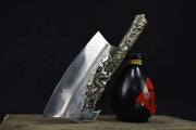 Bone Cutting Knife Integrated Copper Handle Bone-cutting Knife No Rust Leather Case by China Dropship