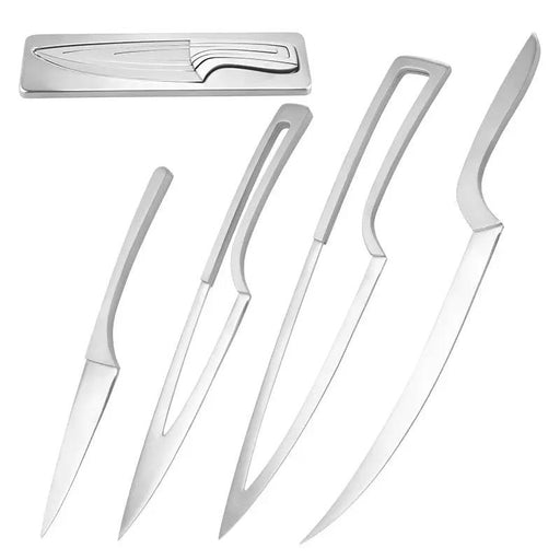 Creative Combination Kitchen Knife Kit Silver by China Dropship