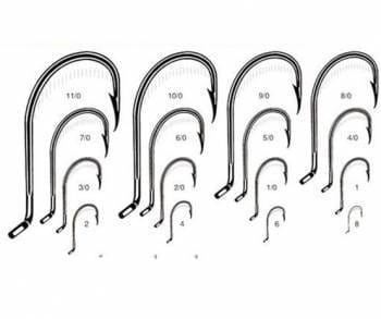Decoro HOOKS Bulk Live Bait Hook 7/0 100PK Decoro Bulk Live Bait Hook 7O 100PK Heavy Duty