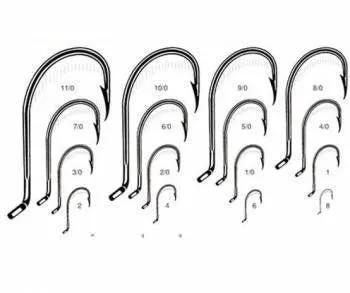 Decoro HOOKS Bulk Live Bait Hook 6/0 100PK Bulk Live Bait Hook 6 0 100PK Decoro Fishing Tackle