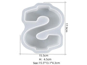 Number Moulds - Individual - Super Large by Resin Art NZ