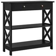 Wooden Console Table Entryway Table by Yaheetech