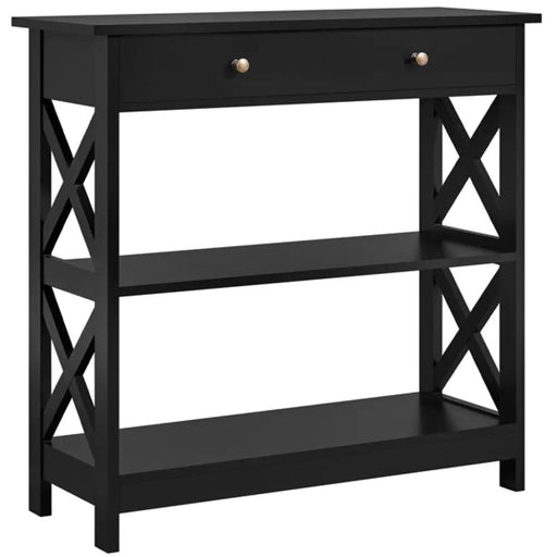 Wooden Console Table Entryway Table by Yaheetech