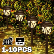 Habicare Solar LED Waterproof Pathway Lights (1–10 Pack) Solar LED Waterproof Pathway Lights (1–10 Pack)