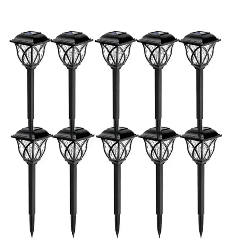 Habicare Solar LED Waterproof Pathway Lights (1–10 Pack) Solar LED Waterproof Pathway Lights (1–10 Pack)