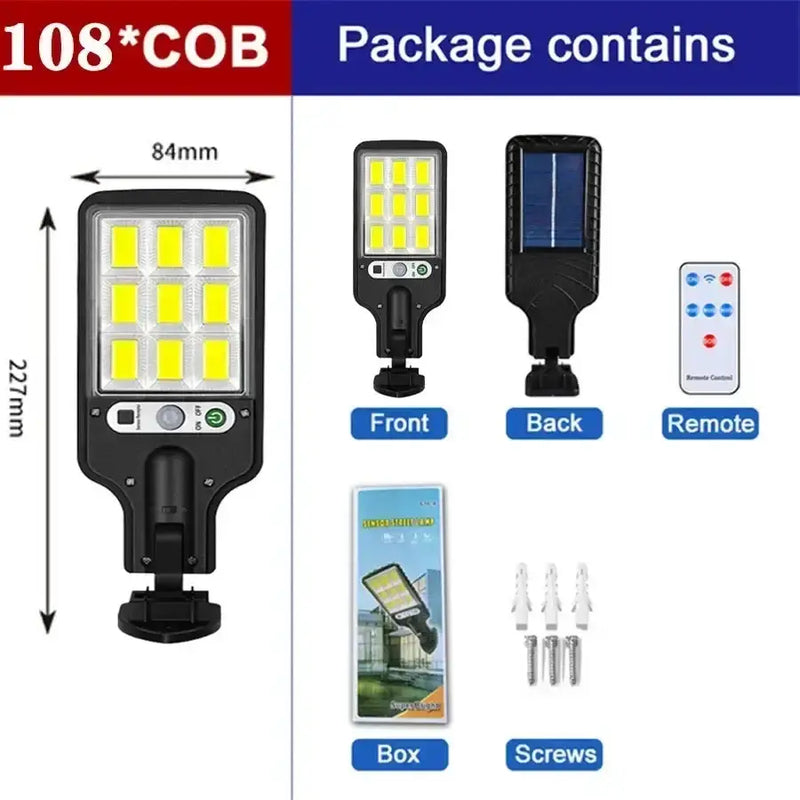 Habicare Solar Outdoor Lights 200 COB Motion Sensor Security Lamps for Garden Patio Yard Habicare Solar Outdoor Lights 200 COB Motion Sensor