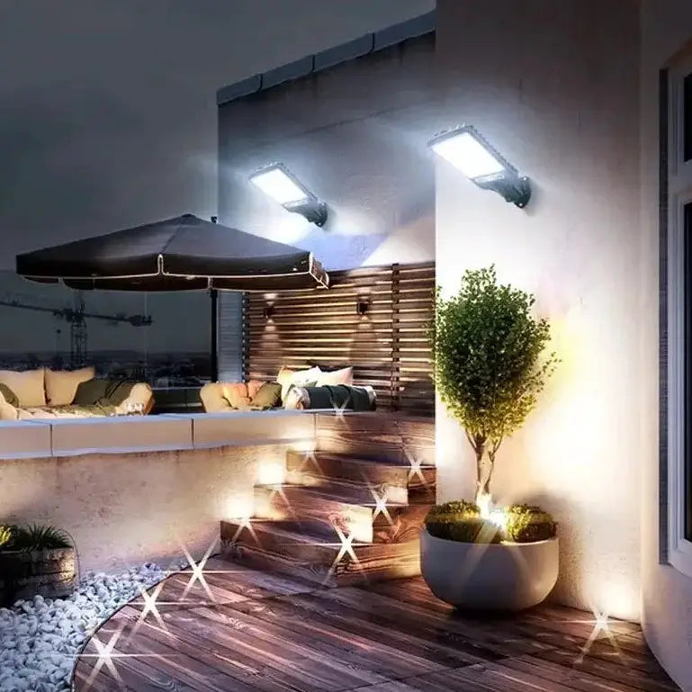 Habicare Solar Outdoor Lights 200 COB Motion Sensor Security Lamps for Garden Patio Yard Habicare Solar Outdoor Lights 200 COB Motion Sensor