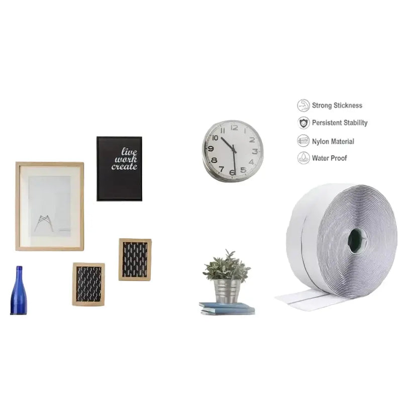 Habicare 1–25M Self-Adhesive Hook & Loop Tape Fastener 1–25M Self-Adhesive Hook & Loop Tape Fastener