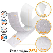 Habicare 1–25M Self-Adhesive Hook & Loop Tape Fastener 1–25M Self-Adhesive Hook & Loop Tape Fastener