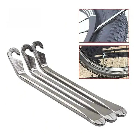 Habicare 1-3 Piece Stainless Steel Bicycle Tyre Lever Tool 1-3 Piece Stainless Steel Bicycle Tyre Lever Tool
