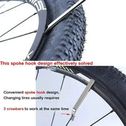 Habicare 1-3 Piece Stainless Steel Bicycle Tyre Lever Tool 1-3 Piece Stainless Steel Bicycle Tyre Lever Tool