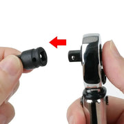 1/4″ Adjustable Torque Wrench 5–25 N·m with 3/8″ Adapter by Habicare