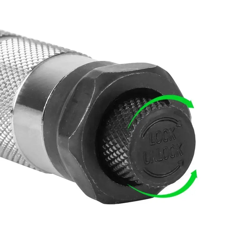 1/4″ Adjustable Torque Wrench 5–25 N·m with 3/8″ Adapter by Habicare