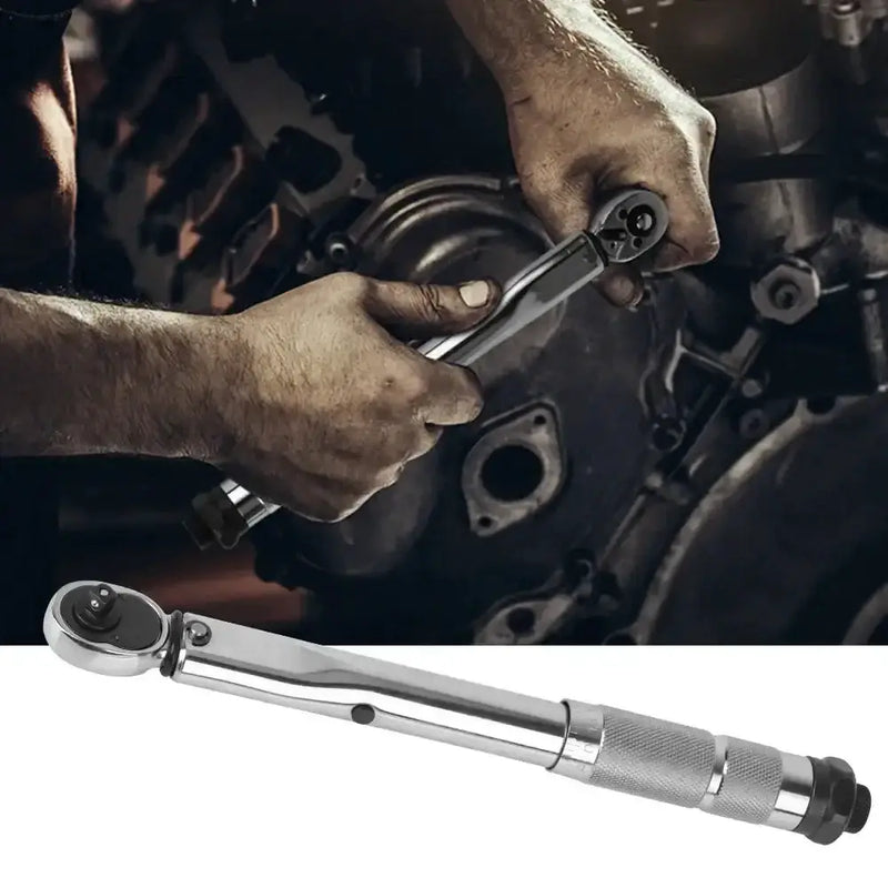 1/4″ Adjustable Torque Wrench 5–25 N·m with 3/8″ Adapter by Habicare