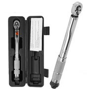 1/4″ Adjustable Torque Wrench 5–25 N·m with 3/8″ Adapter by Habicare