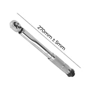 1/4″ Adjustable Torque Wrench 5–25 N·m with 3/8″ Adapter by Habicare