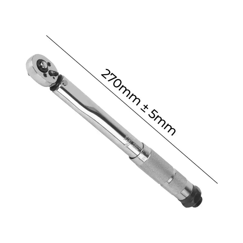 1/4″ Adjustable Torque Wrench 5–25 N·m with 3/8″ Adapter by Habicare