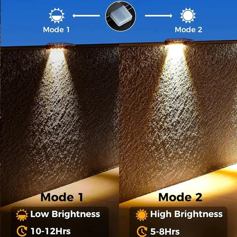 Waterproof Solar Wall Lights for Outdoor Home & Garden (1–4PCS) by Habicare