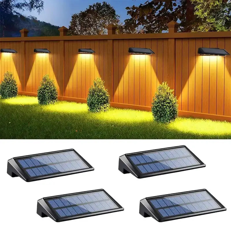 Waterproof Solar Wall Lights for Outdoor Home & Garden (1–4PCS) by Habicare