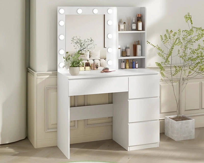 The Shopsite Home-living Dressing Table With Mirror Dressing Table With Mirror