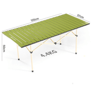 Urban Wave Premium Roll-Up Camping Table | Lightweight Carbon Steel YQ72214 by ECOTREK